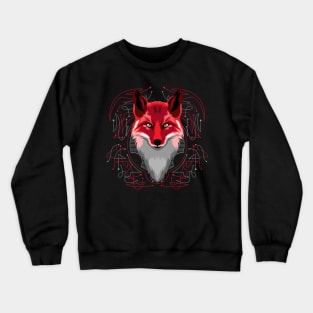 red fox awesome gift Crewneck Sweatshirt